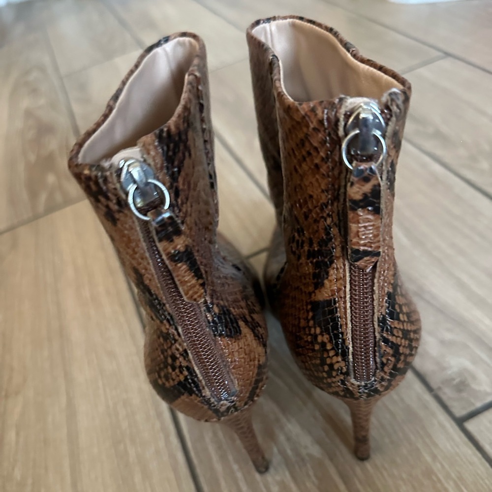 Snakeskin Booties​​​ - Picture 5 of 7